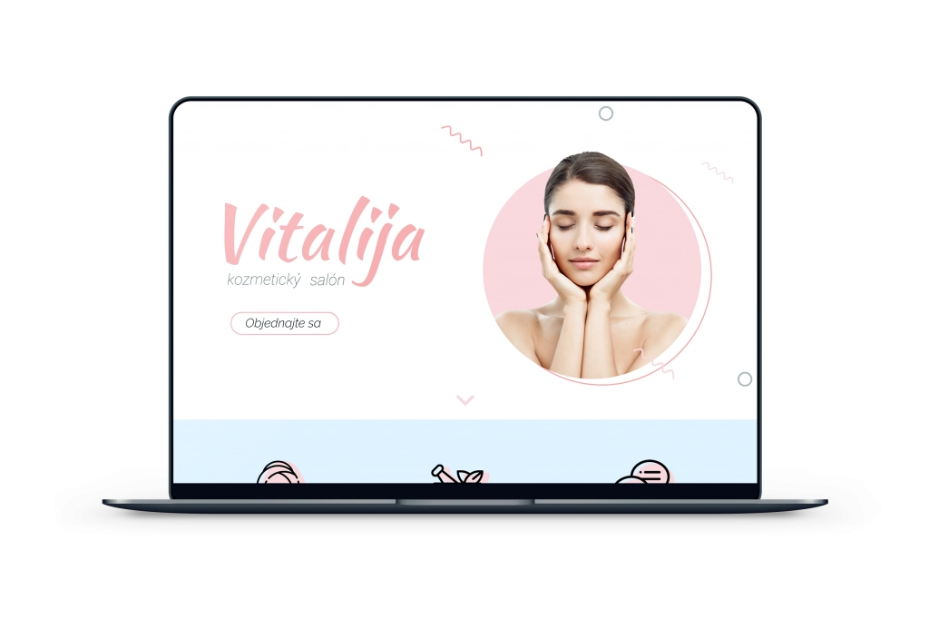 Tvorba webstránky na mieru pre kozmetický salón